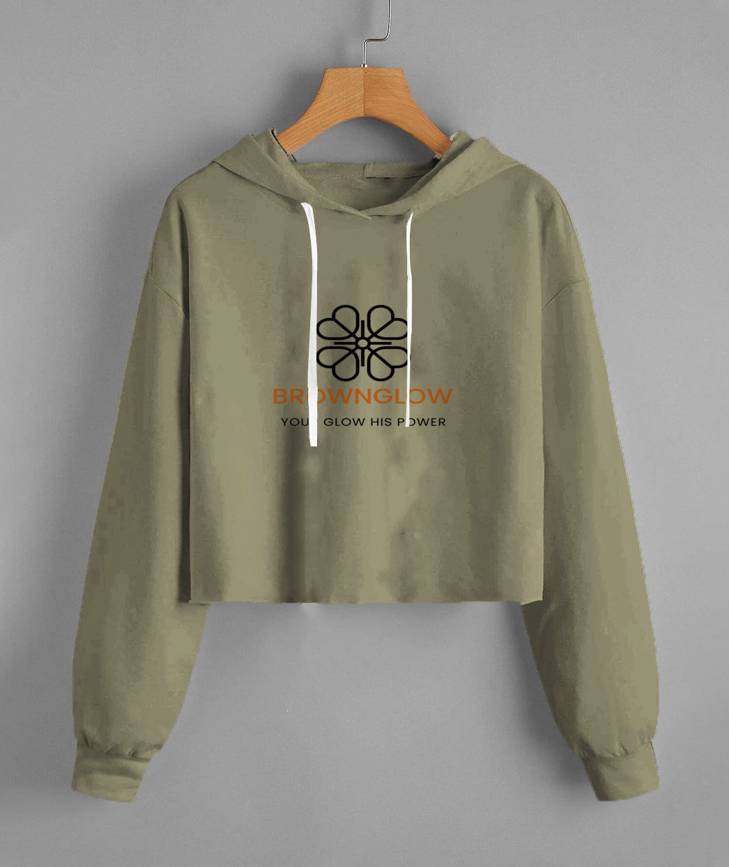 Lady'S Cropped Hoodie | Independent Trading Co. AFX64CRP